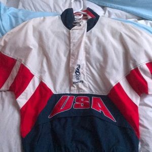 Starter 96 Atlanta Olympics USA 1/2zip Windbreaker